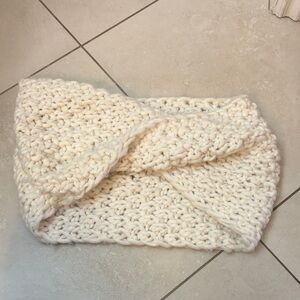 Mossimo Supply Co. Cream Knit Infinity Scarf